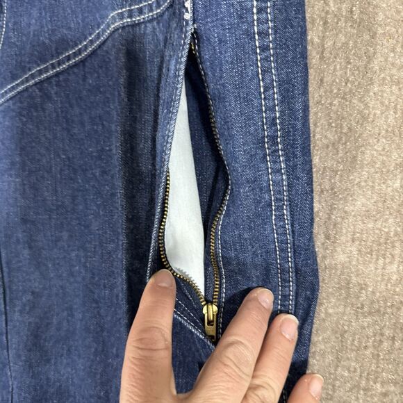 NWT Emergency Exit Carpenter Pocket Jeans‎ Denim Workwear 32 W 28L - Picture 6 of 9